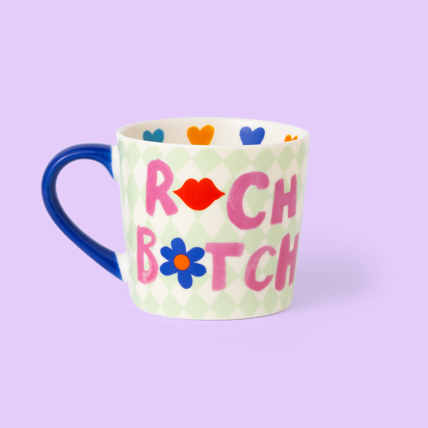 Mug Girly « R*ch B*tch »