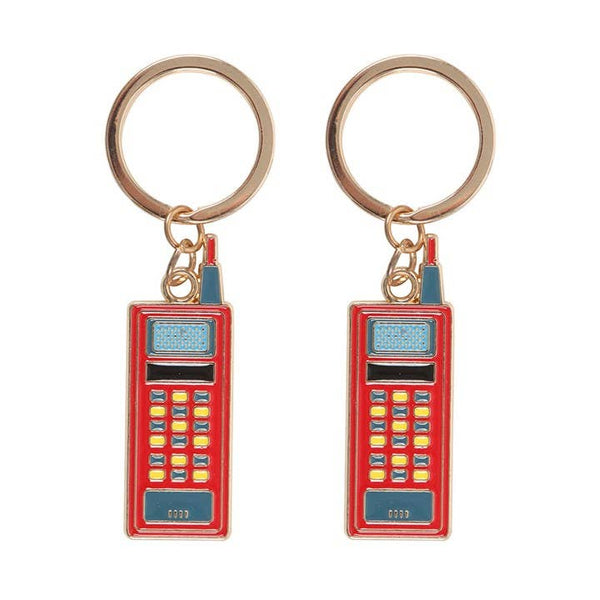 Conjunto de 2 porta-chaves walkie-talkie da amizade