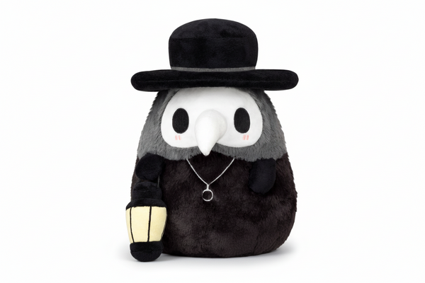 Mini peluche aplastable del Doctor de la Peste