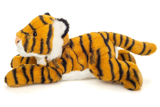 Tigre de peluche durmiendo