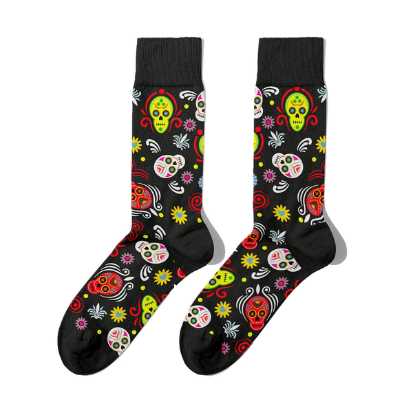 Calcetines del Día de los Muertos