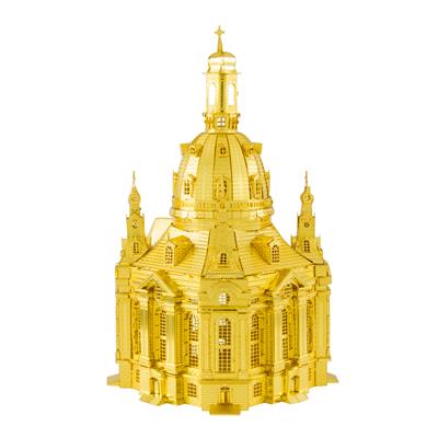 MetalEarth: ICONX - DRESDEN 6,8x7,2x12cm, maquette 3D en métal avec 2 feuilles, en boîte 13,5x22x2cm, 14+