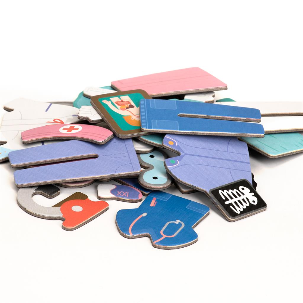 Boîte De Puzzle Magnétique - Médecin
