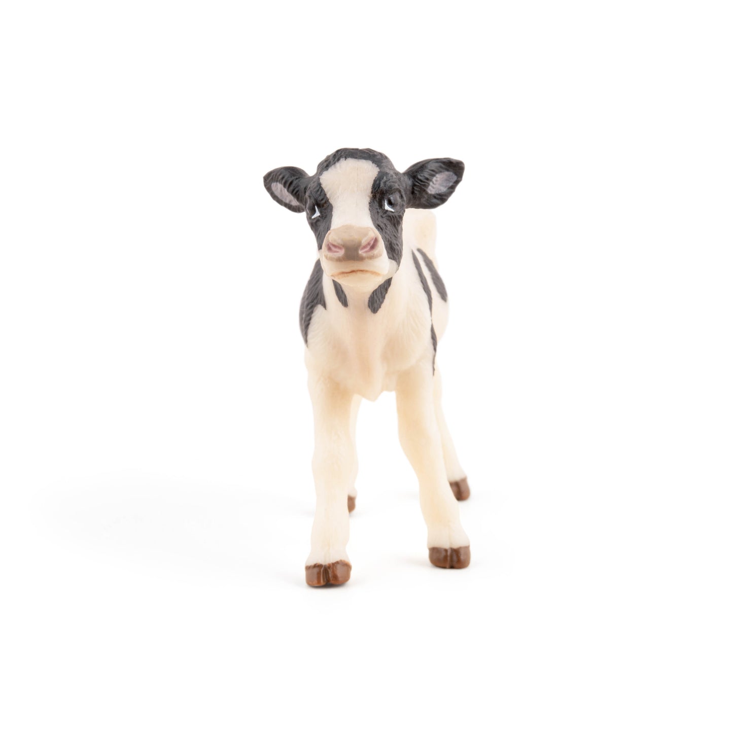 Black and white Calf Figurine