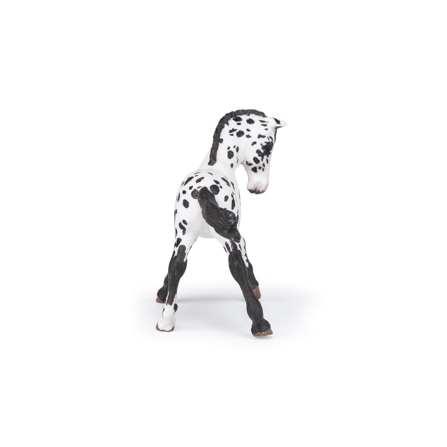 Black Appaloosa Colt Figurine