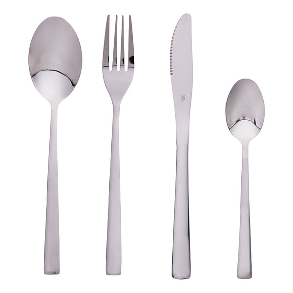 MADISON 24 PCS CUTLERY SET SHINY SILVER - 5901280