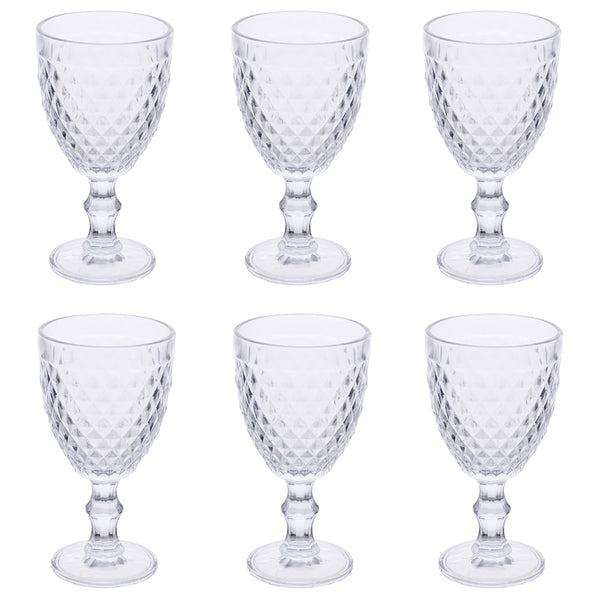 MADAME SET 6 GOBLETS TRANSP 370 ML - 5913498