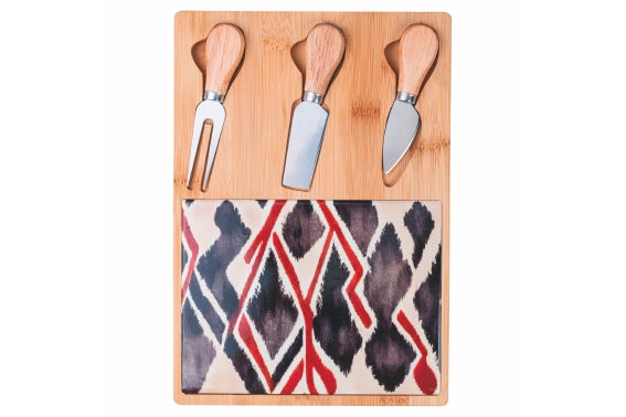MALINDI カッティングボード 3種のチーズナイフ付き DECOR - 5921950