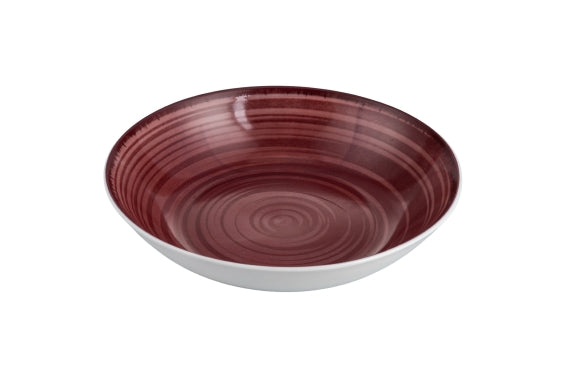 BAITA PURPLE SOUP PLATE OF PORCELAIN - 5922833