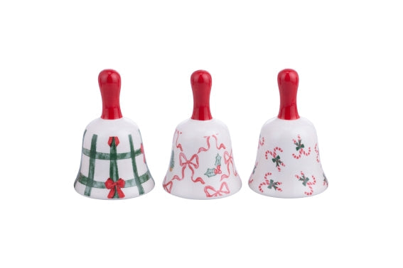 XMAS BOWS BELL 3 ASS - 5924060