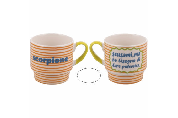 MORE AMOR STACKABLE MUG SCORPIO 330ML - 5924751