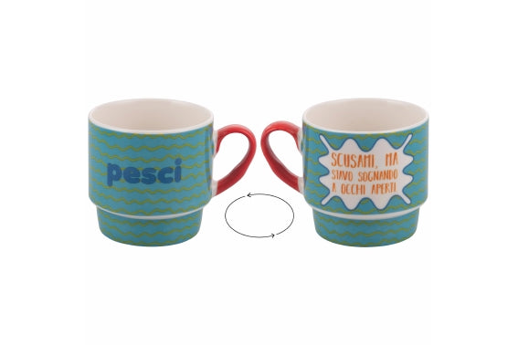 MORE AMOR STACKABLE MUG PISCES 330ML - 5924755