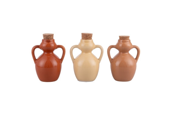 CHOCOLATE OIL CRUET AMPHORA 107ML 3ASS 2HANDLES - 5925621