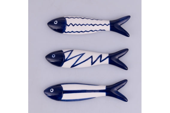 カトラリーレスト 海の魚 12.5X8.5X1CM 3アソート - 5926381