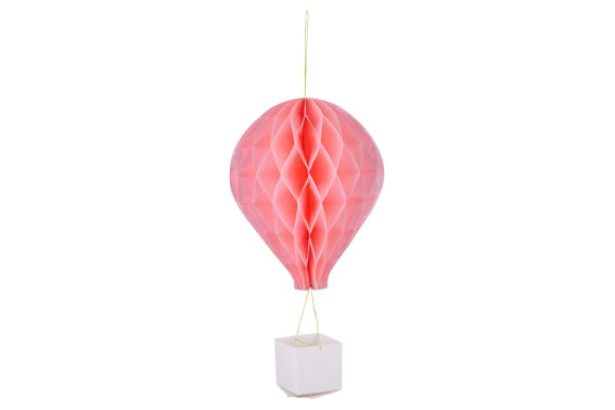 ORIGAMI HOT AIRBALLOON PAPER/BIOADHESIVE 28CM PINK - 5926649