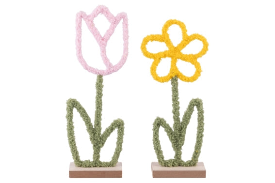 I PASQUALINI METAL FLOWERS 12X29CM 2ASS - 5926664