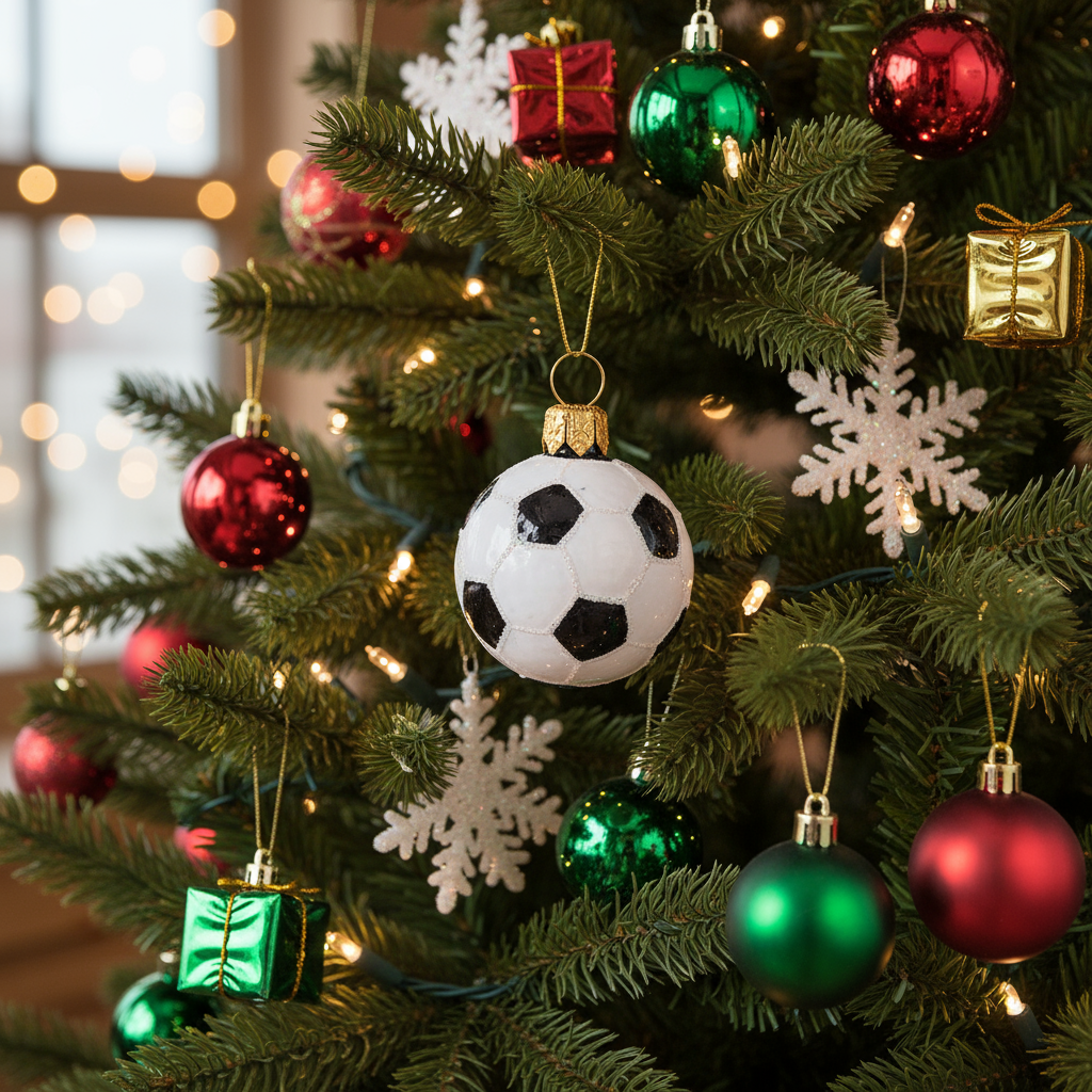 XS Football Christmas Ball