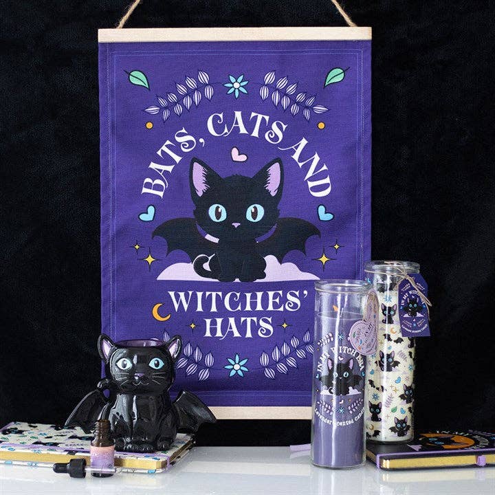 Bougie Tube Lavande « Of Whiskers and Wings » – Cute & Creepy