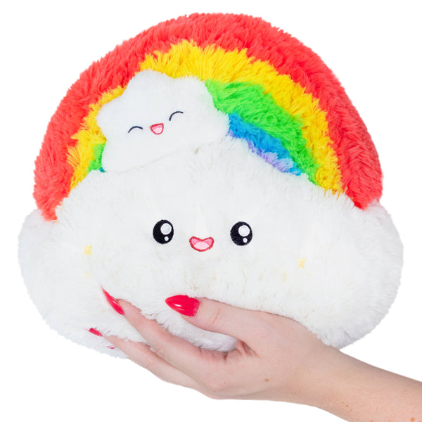 Mini peluche arcoíris aplastable