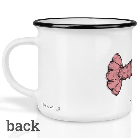 Caneca em cerâmica com lagosta