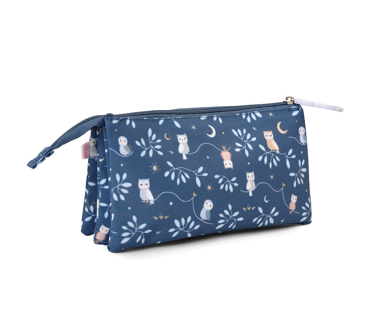 Estuche para lápices de 3 compartimentos Bosque Mágico