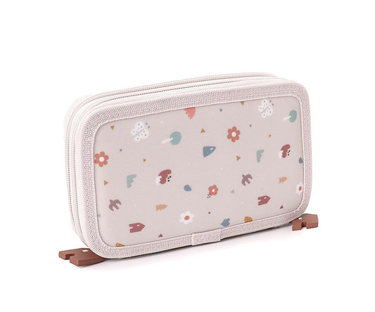 Geometric Nature Double Pencil Case
