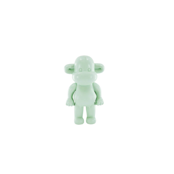 Adorno - Figura de mono 'La Leyenda' - Poliresina - Verde menta - 11 x 7 x 19 cm