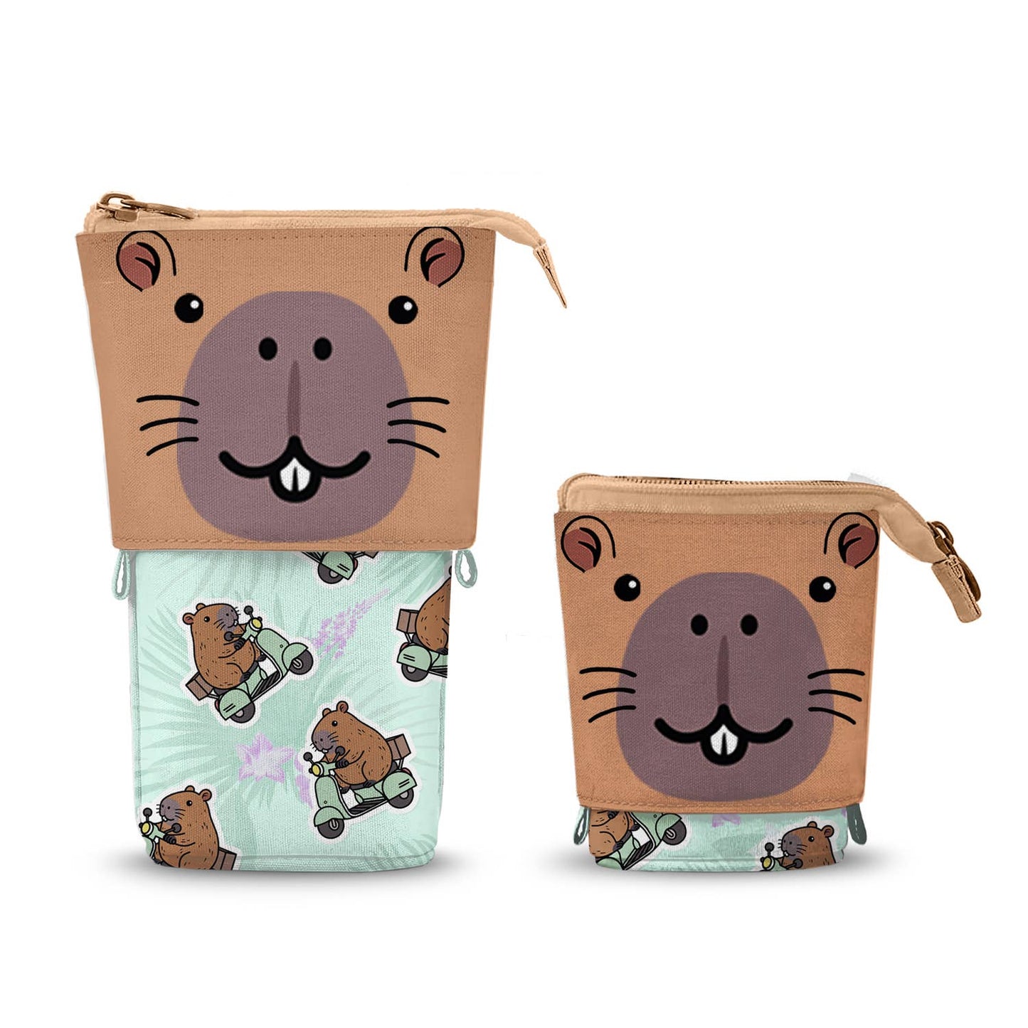 Oh My Pop Capybara - Schattig etui voor pennen en potloden