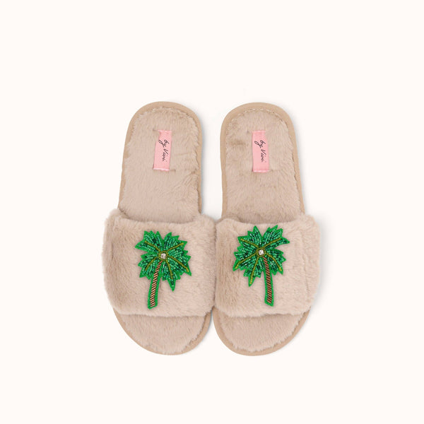 Par de broches de zapatillas - Palmera