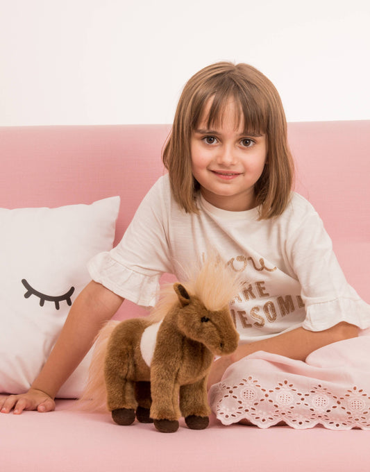 Peluche de poni Shetland