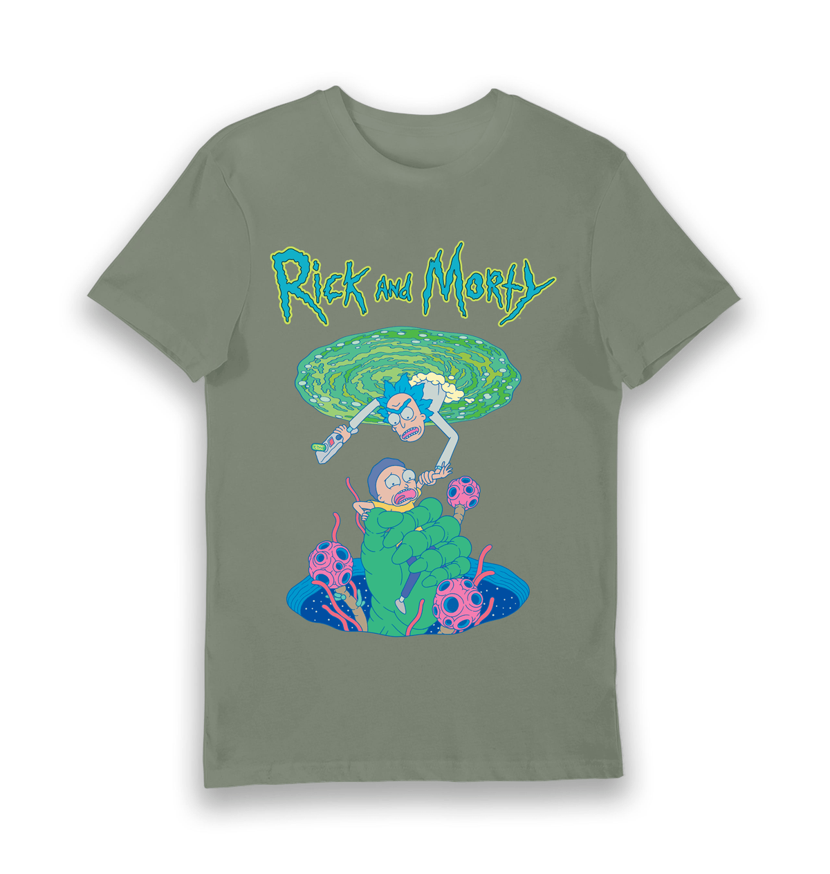 T-shirt Rick and Morty portail