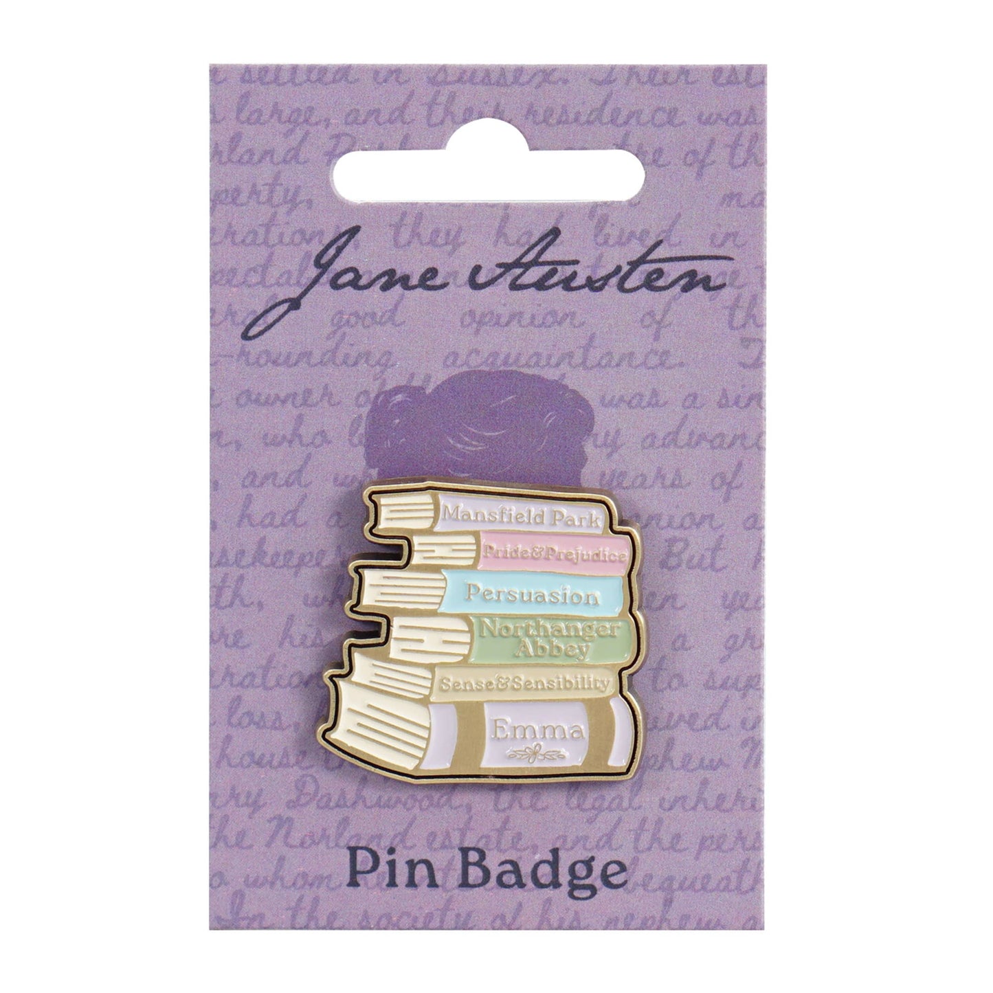 Pin - Jane Austen (Pila de libros)