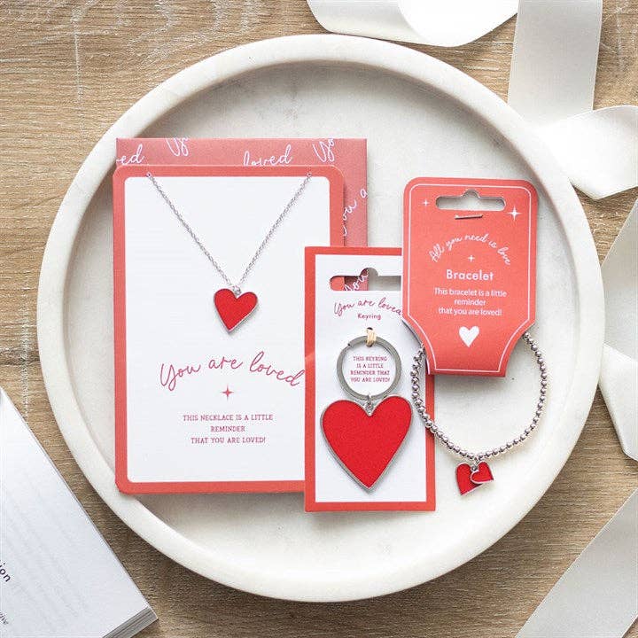 バレンタインデー ハートブレスレット