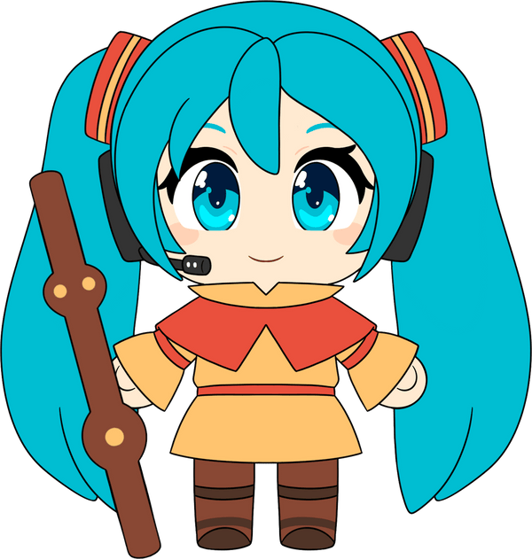 Aang Miku Plush (9in)