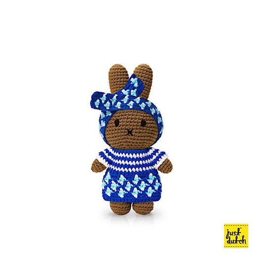 Peluche en Crochet Lapin Miffy - Tenue Africaine