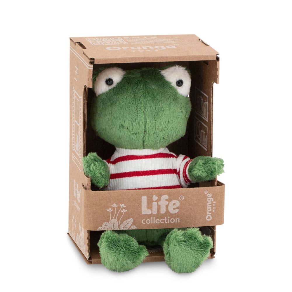 Ozzy the plush frog - 15 cm