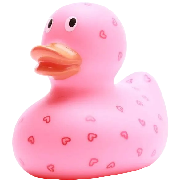 Corazones de pato - rosa