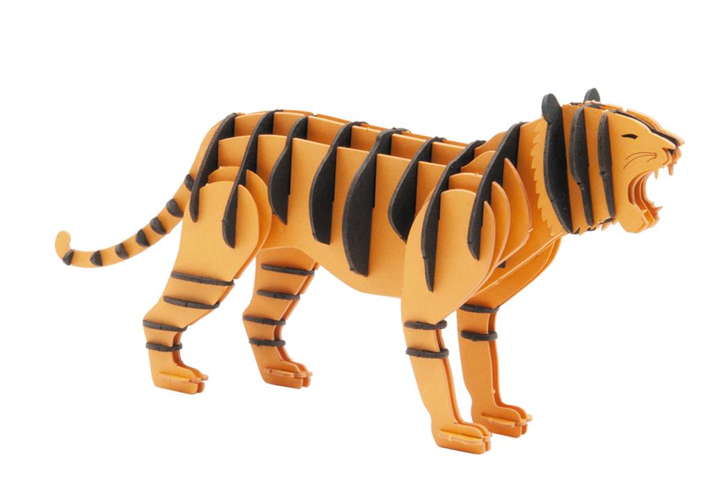 Modelo de papel 3D - Tigre