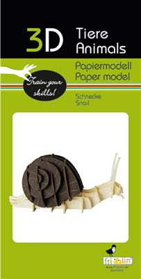 Modèle En Papier 3D - Escargot