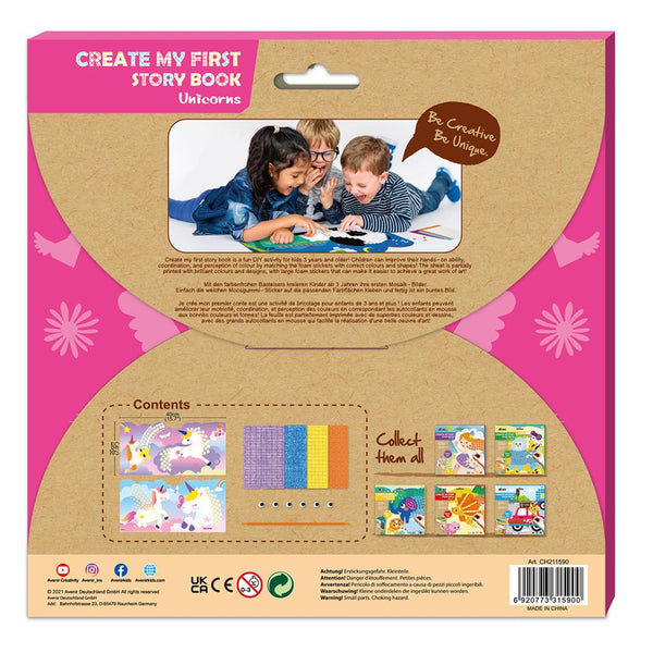 Mosaico Junior - Creo Mi Primera Historia - Unicornios