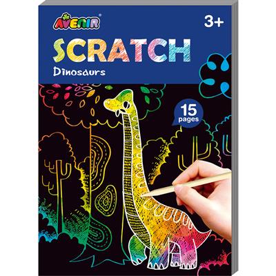 Mini libro para rascar - Dinosaurios