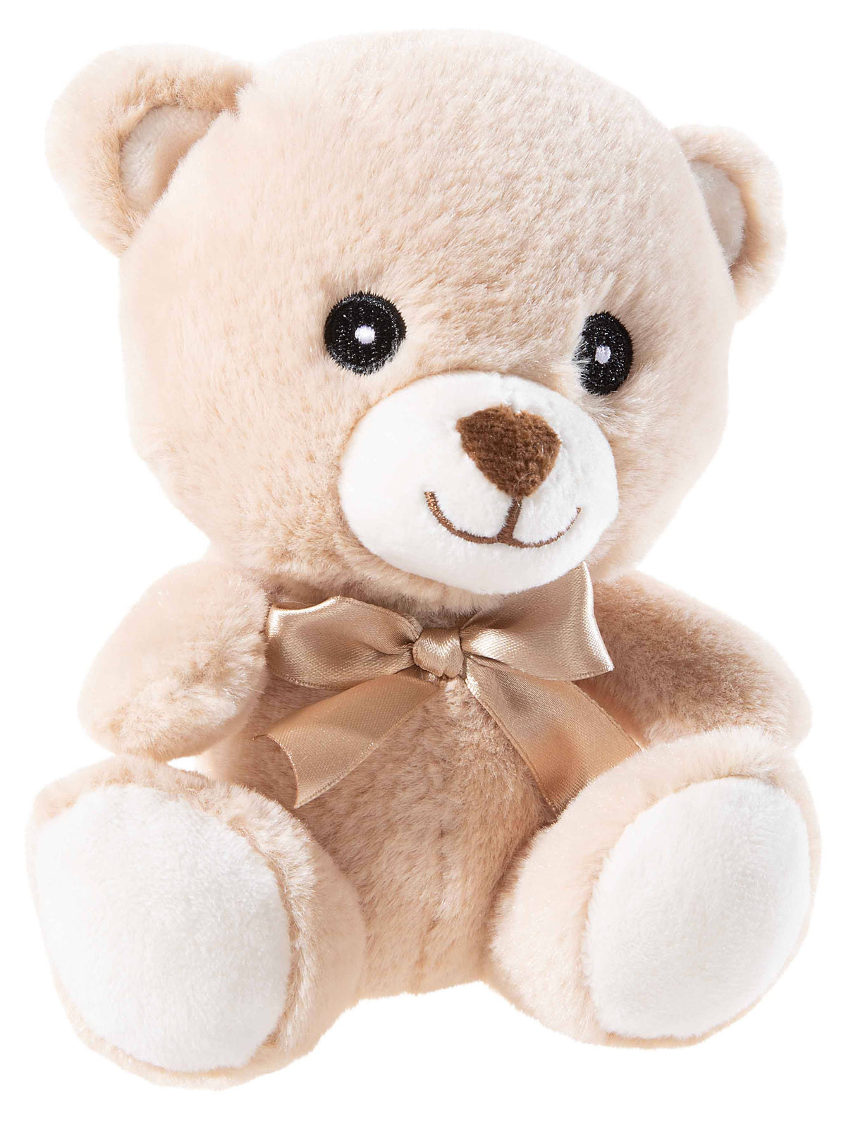 Heunec Plüschbär mit Schleife — 16 cm, 2 mögliche Farben