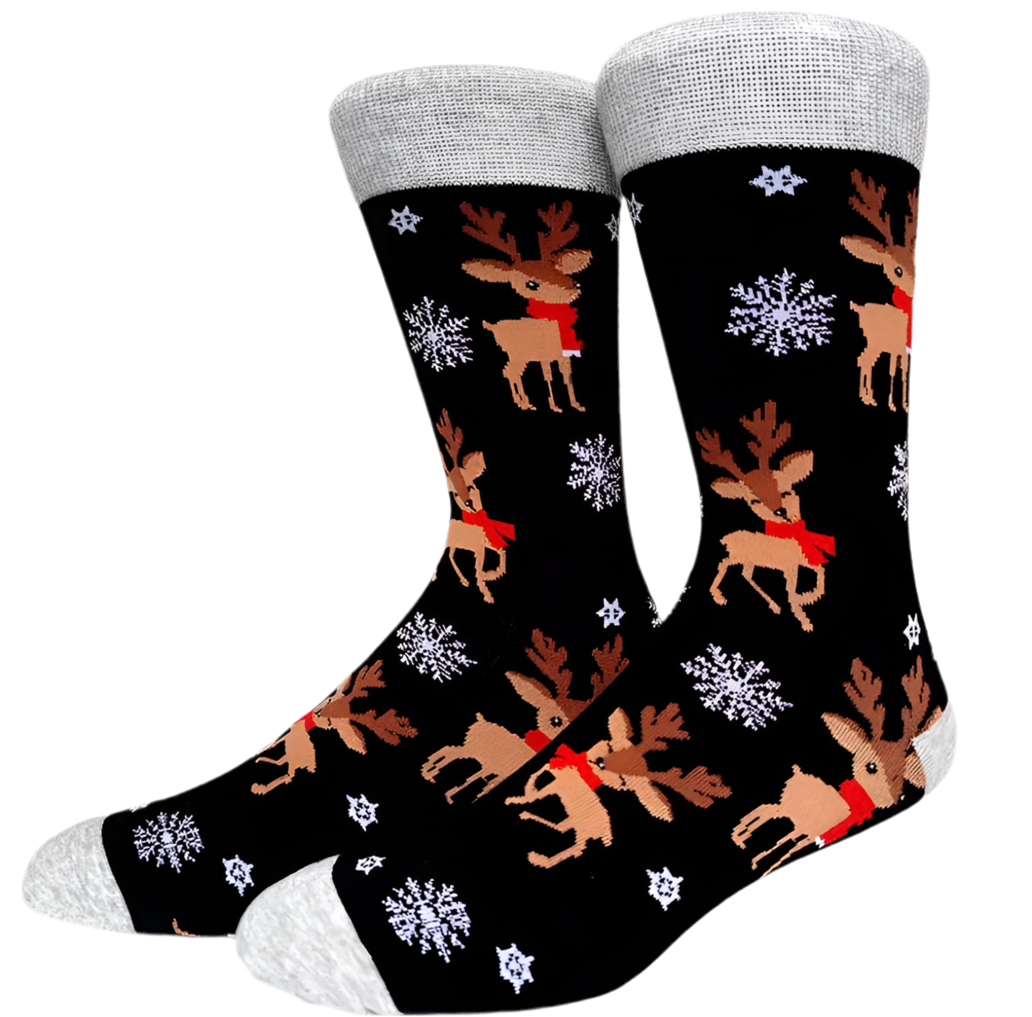 chaussettes rennes de noel mrcol