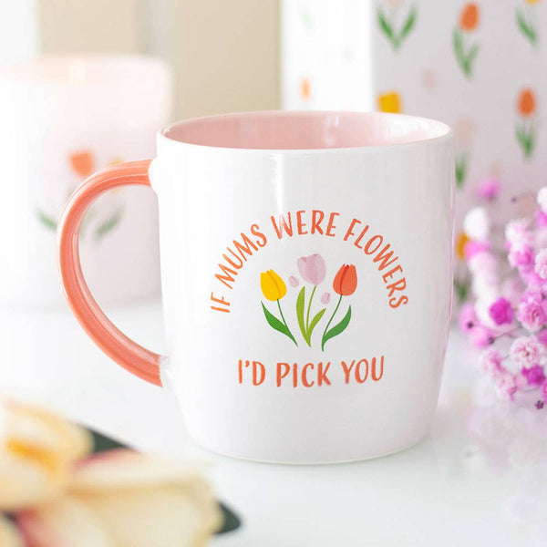 Caneca Tulipa "Se as mães fossem flores"