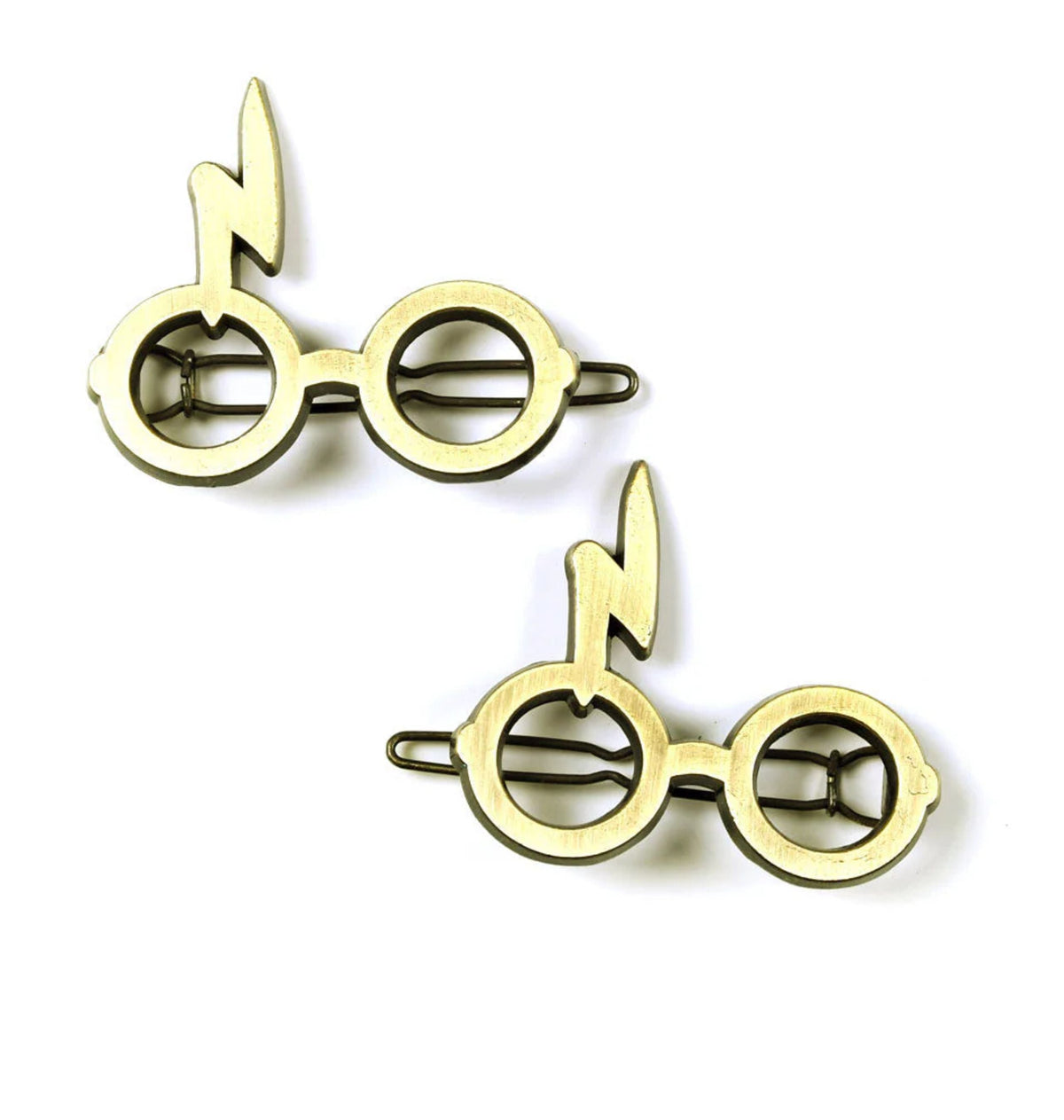 Barrettes à cheveux Harry Potter lunettes et cicatrice