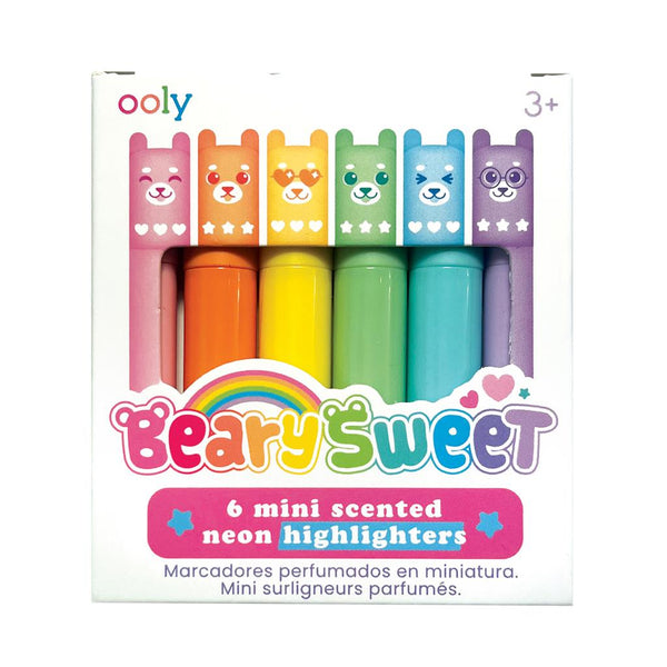 Set de 6 Mini Surligneurs Parfumés