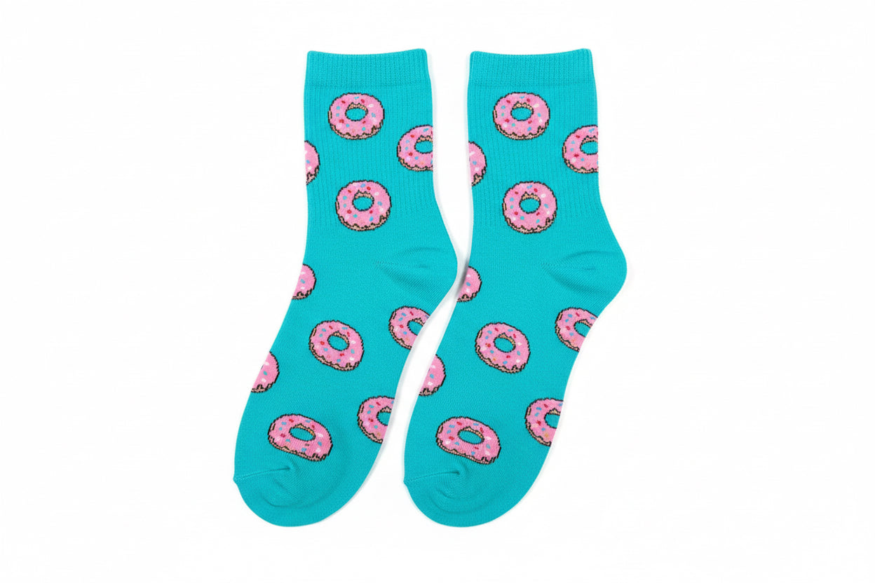 Pink Donut Socks