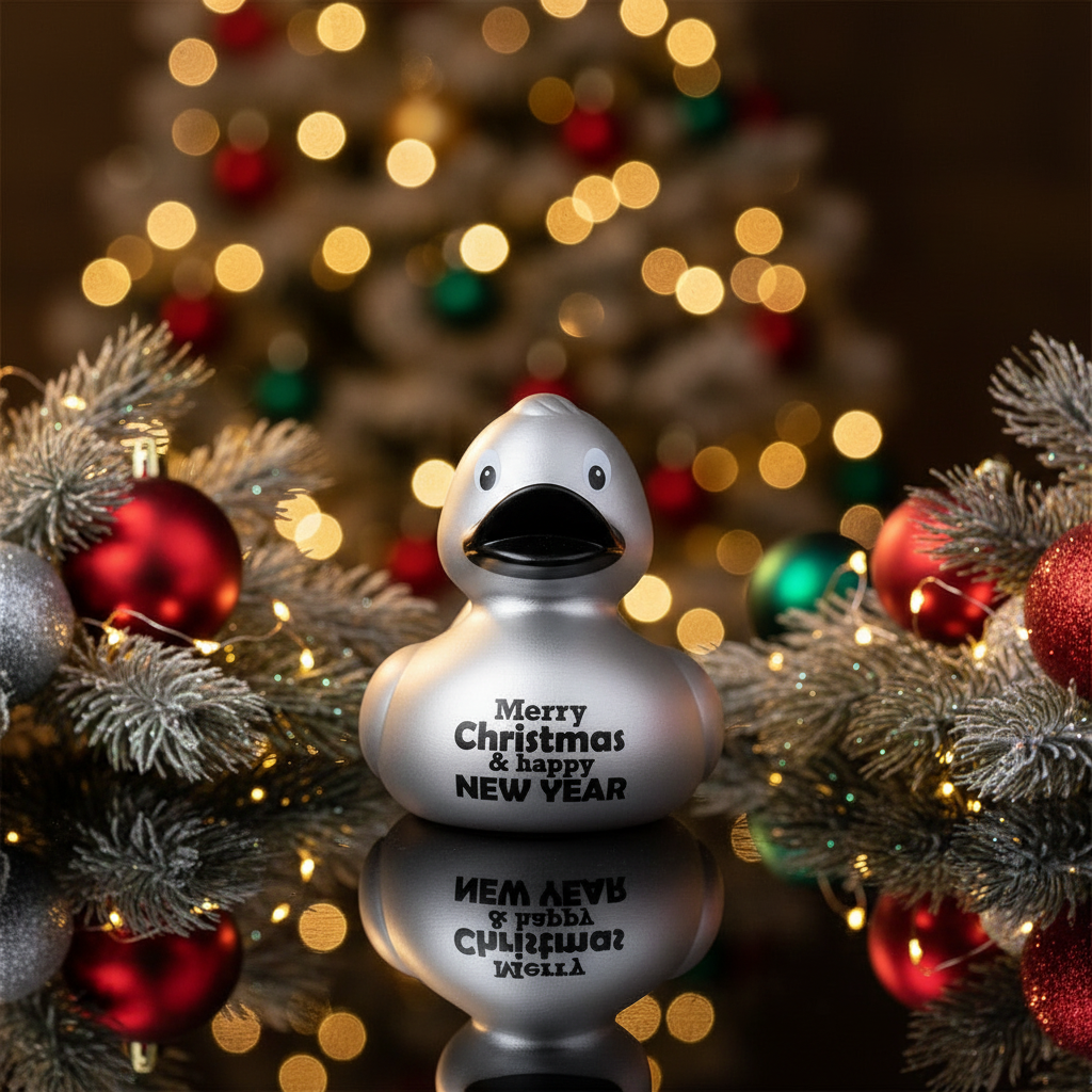 Pato Feliz Navidad y Próspero Año Nuevo