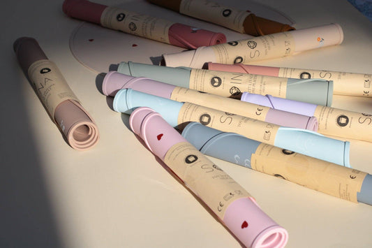 Tovaglietta in silicone a forma di gatto - Crema