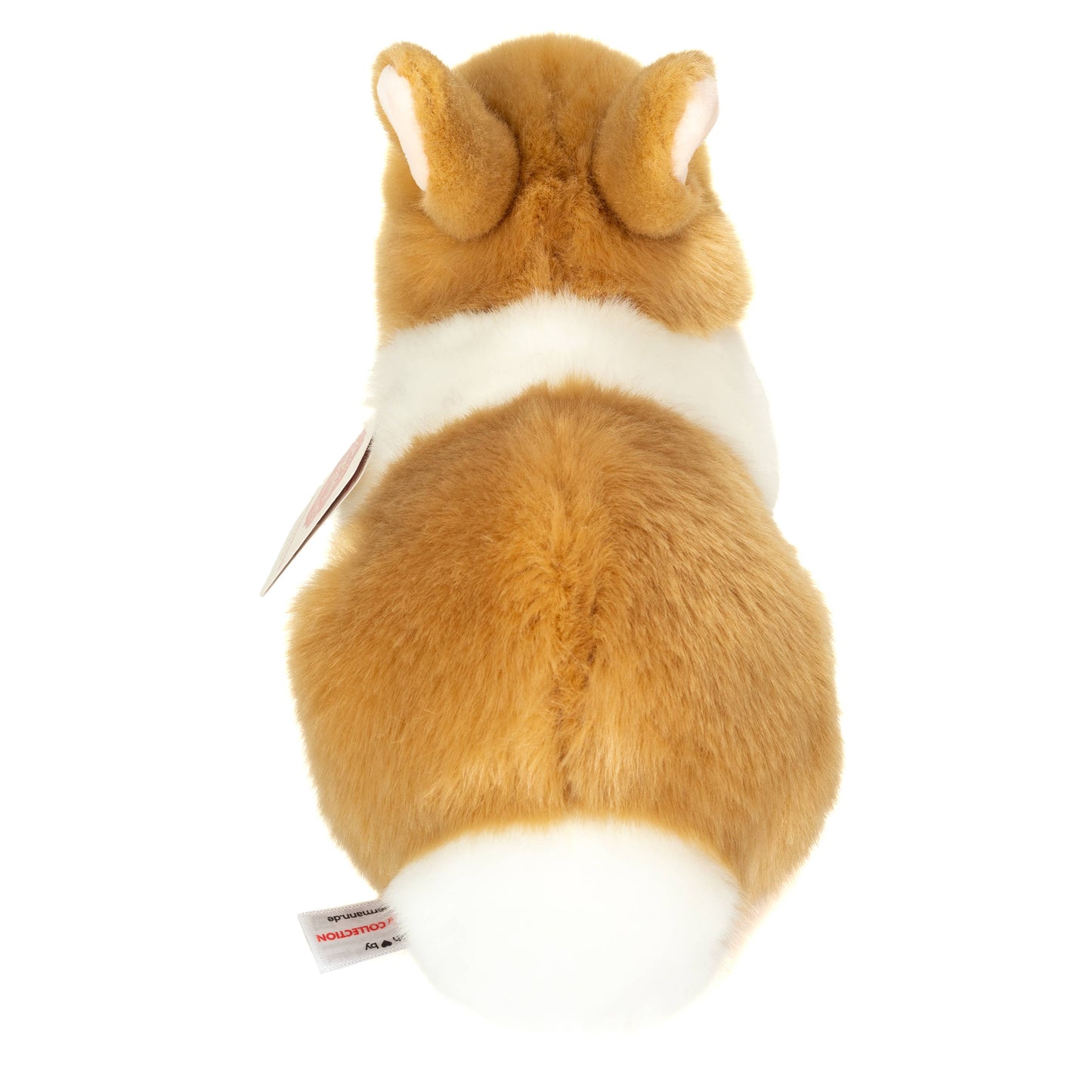 Peluche de conejo beige y blanco